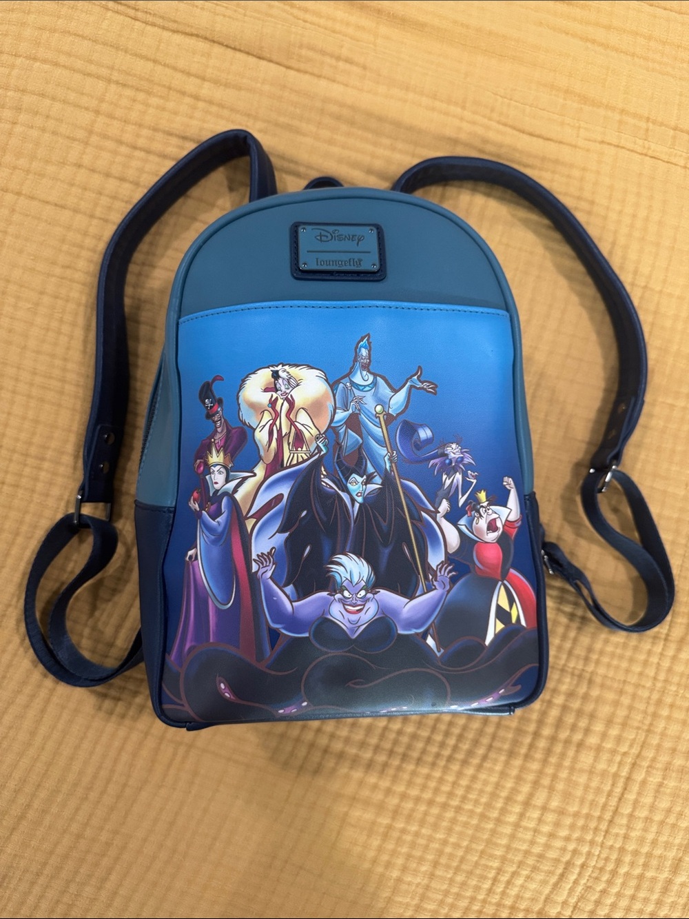 Loungefly Blue Disney Villains Mini Backpack